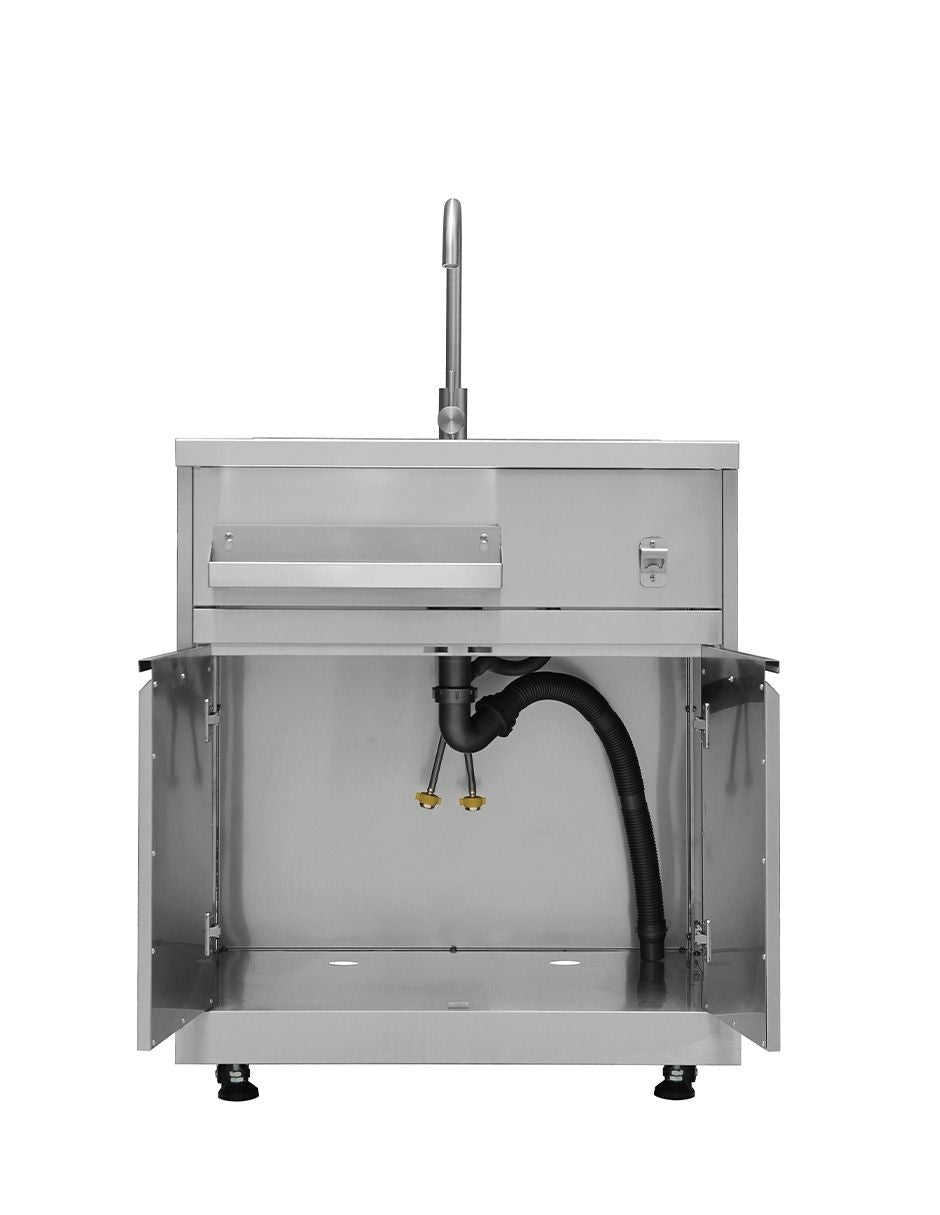 Gabinete plegable Thor de acero inoxidable