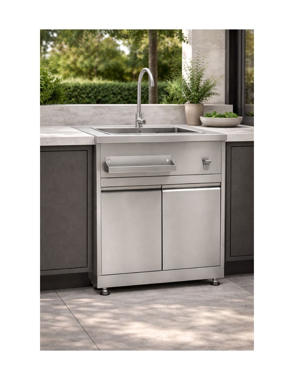 Gabinete plegable Thor de acero inoxidable
