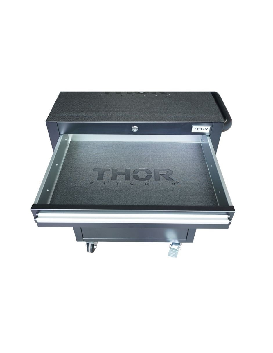 GABINETE DE HERRAMIENTAS THOR 5 COMPARTIMENTOS NEGRO HTC2405PC