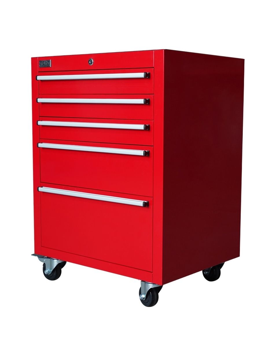 GABINETE DE HERRAMIENTAS CON 5 COMPARTIMENTOS ROJO HTC2405RC