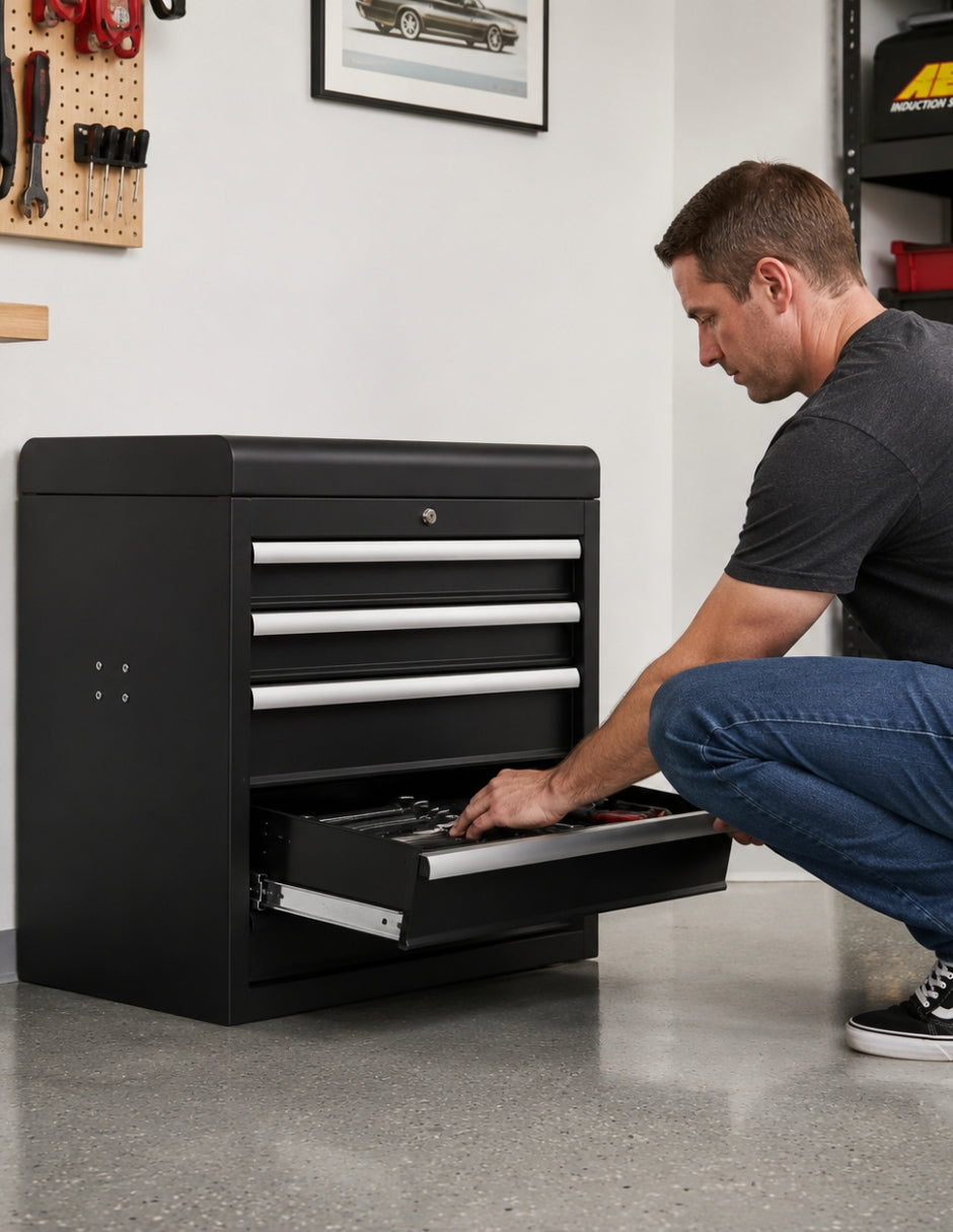 THOR GABINETE DE HERRAMIENTAS SUPERIOR 66 CM EN ACERO NEGRO