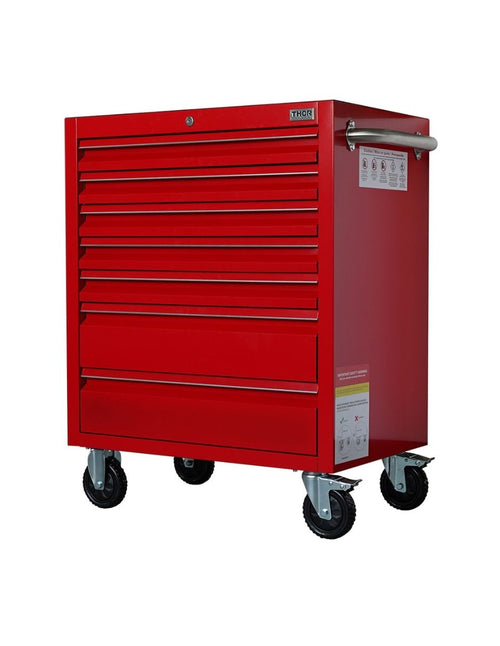 CAJA DE HERRAMIENTAS THOR 7 COMPARTIMENTOS ROJO HTC307RC