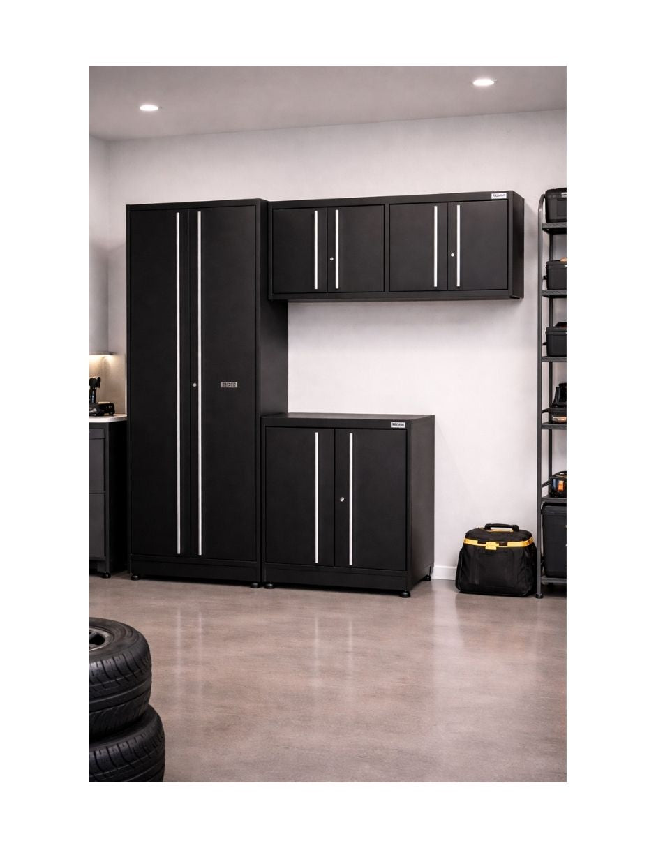 SET DE GABINETES THOR DE ACERO INOXIDABLE HTC3280PC
