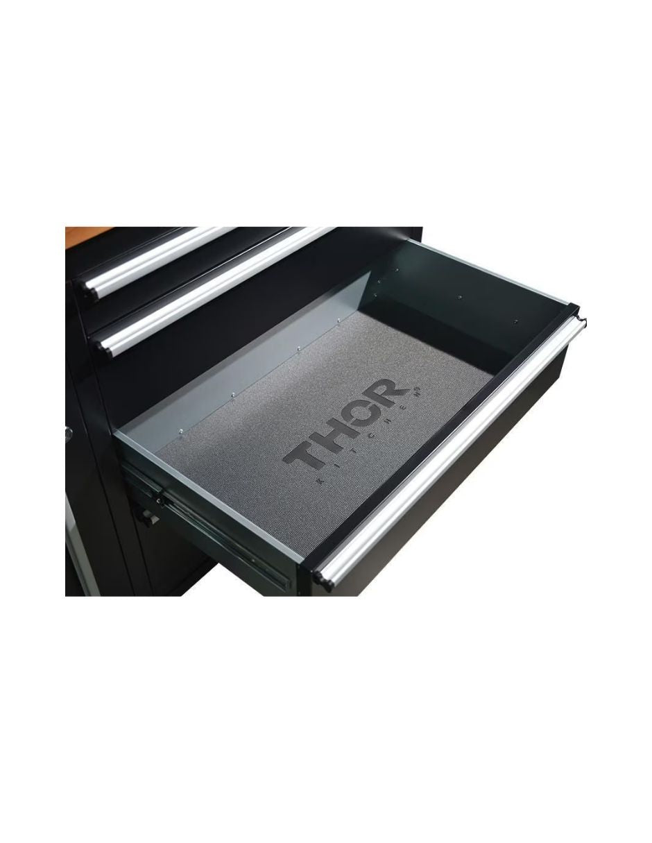 GABINETE DE HERRAMIENTAS DE 48 CON 4 CAJONES COLOR NEGRO HTC4804PC
