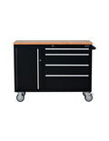 GABINETE DE HERRAMIENTAS DE 48 CON 4 CAJONES COLOR NEGRO HTC4804PC