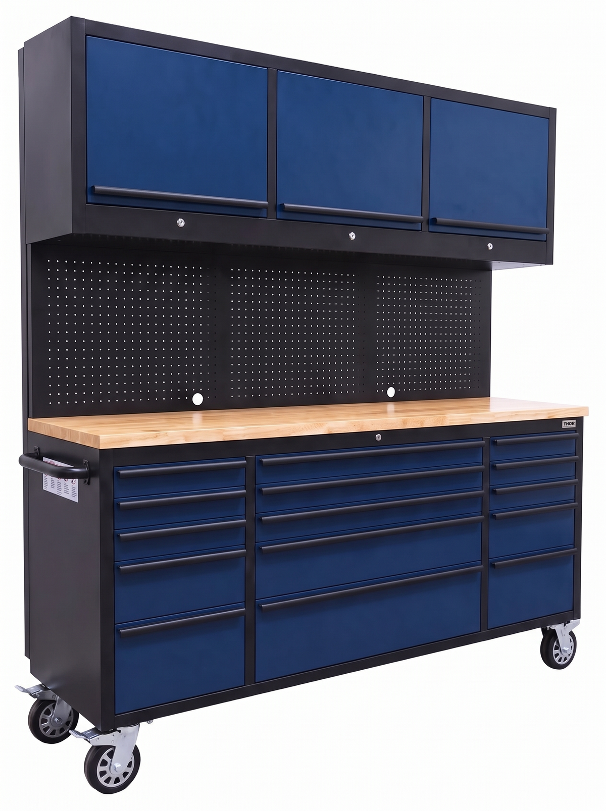 Thor Gabinete de Grado Industrial 183 cm en Acero Azul Marino