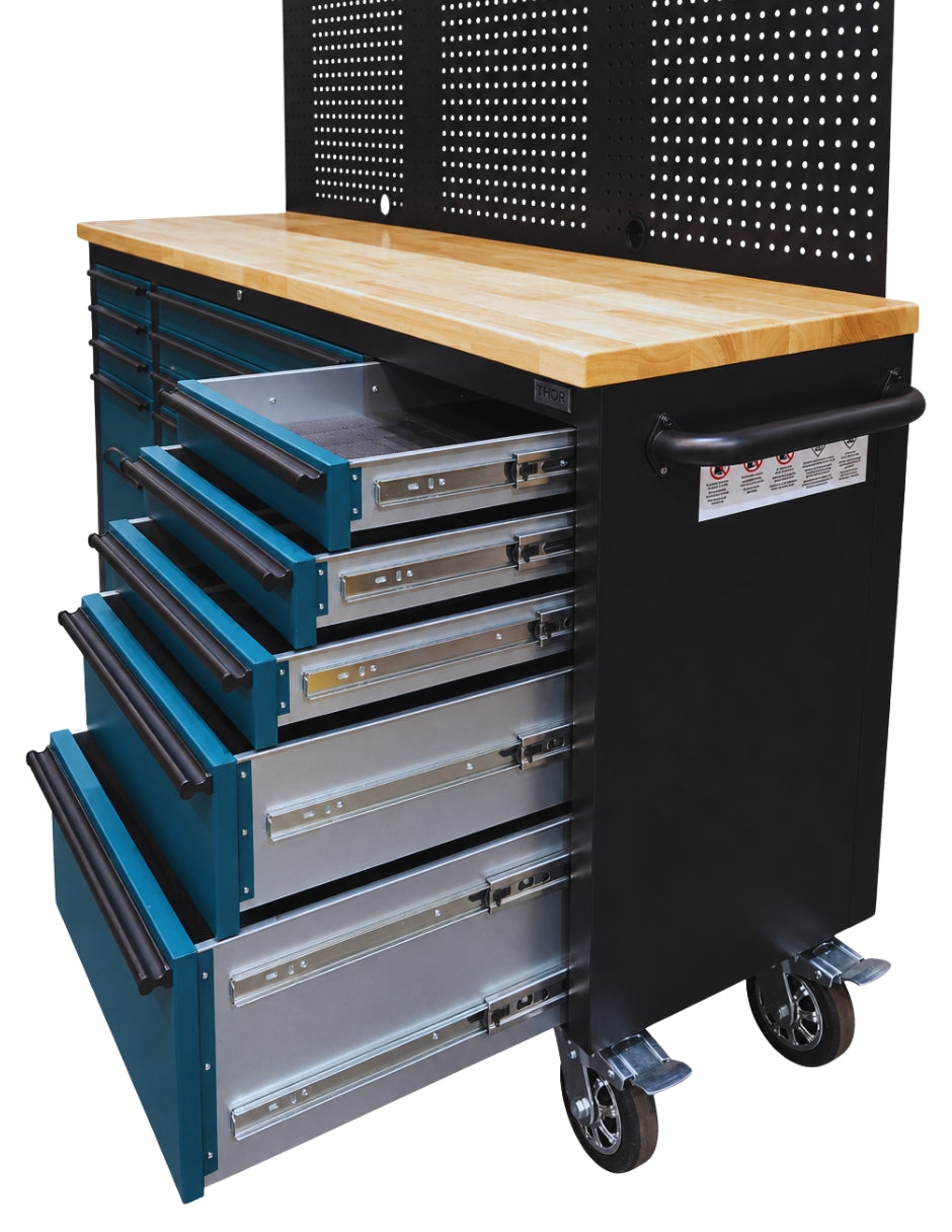 THOR GABINETE GRADO INDUSTRIAL 183 CM EN ACERO AZUL TEAL