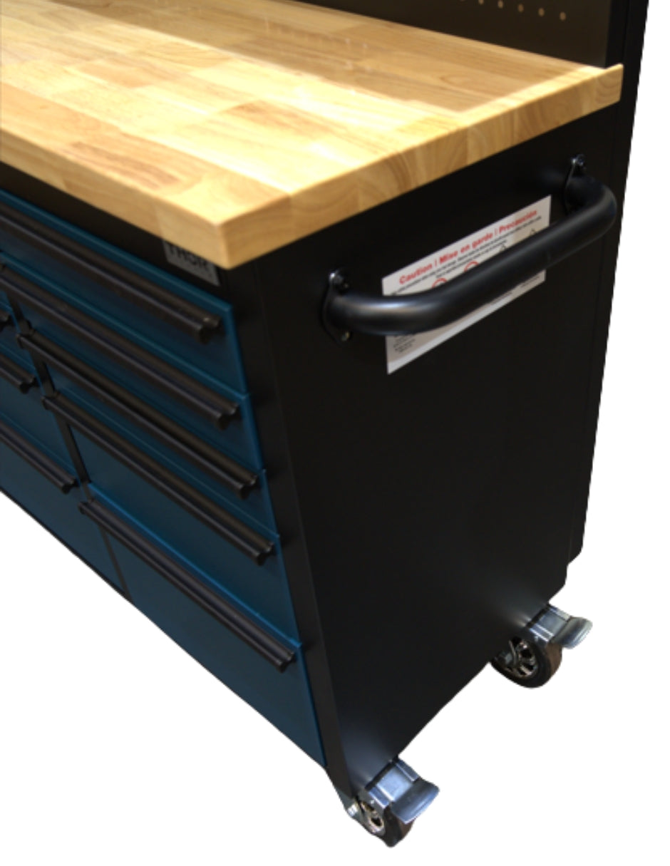 THOR GABINETE GRADO INDUSTRIAL 183 CM EN ACERO AZUL TEAL